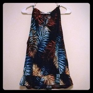 Jungle theme halter top